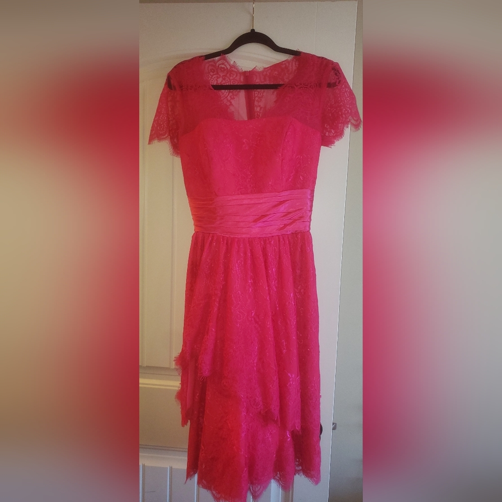 Special occasion fuchsia dress